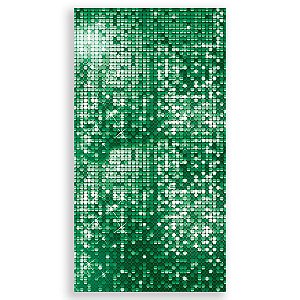 Faixa Lateral - Lantejoulas Verde - Sublimado 3D