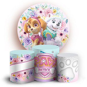 KIT Redondo e Trio - Patrulha Canina - Sublimado 3D