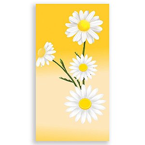 Faixa Lateral - Flor Margarida - Sublimado 3D