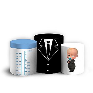 Trio Cilindro - Poderoso Chefinho - Sublimado 3D + Elástico