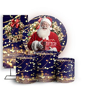 KIT Redondo Trio e Faixa - Natal Ano Novo - Sublimado 3D