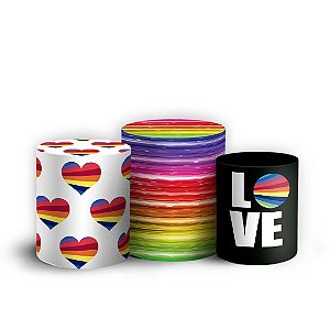 Trio Cilindro - Now United - Sublimado 3D + Elástico