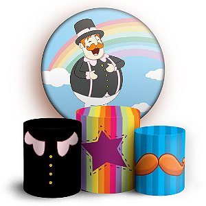 KIT Redondo e Trio - Mundo Bita - Sublimado 3D