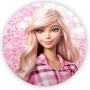 Painel Redondo - Barbie - Sublimado 3D