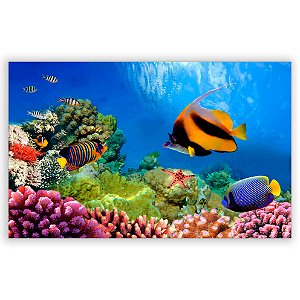 Painel Retangular - Fundo do Mar - Sublimado 3D