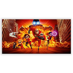 Painel Retangular - Os Incriveis - Sublimado 3D