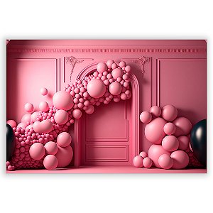 Painel Retangular - Fundo Fotografico Balao - Sublimado 3D