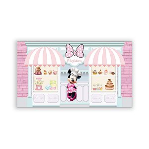 Painel Retangular - Minnie Confeiteira - Sublimado 3D