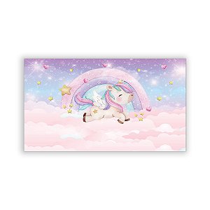 Painel Retangular - Unicornio - Sublimado 3D