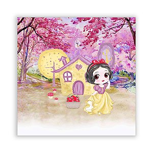Painel Quadrado - Branca de Neve - Sublimado 3D