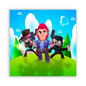 Painel Quadrado - Brawl Stars - Sublimado 3D