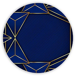 Painel de Mesa - Abstrato Azul - Sublimado 3D