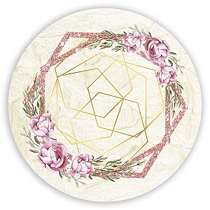 Painel de Mesa - Arabesco Floral - Sublimado 3D