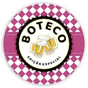 Painel de Mesa - Boteco Feminino - Sublimado 3D