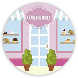 Painel de Mesa - Confeitaria - Sublimado 3D