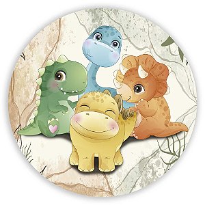 Painel de Mesa - DinoSauro Cute - Sublimado 3D