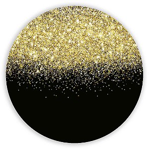Painel de Mesa - Glitter Dourado - Sublimado 3D
