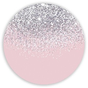 Painel de Mesa - Glitter Prata - Sublimado 3D