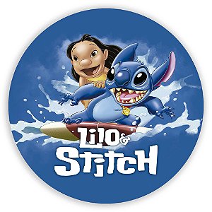 Painel de Mesa - Lilo e Stitch - Sublimado 3D