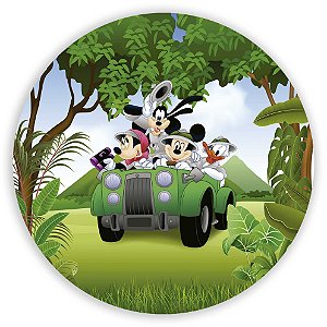 Painel de Mesa - Mickey Safari - Sublimado 3D