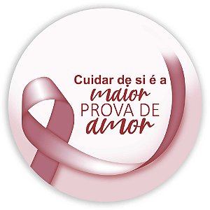 Painel de Mesa - Outubro Rosa - Sublimado 3D