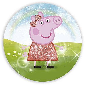 Painel de Mesa - Peppa Pig - Sublimado 3D