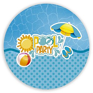 Painel de Mesa - Pool Party - Sublimado 3D