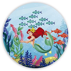 Painel de Mesa - Ariel Pequena Sereia - Sublimado 3D