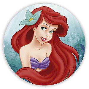 Painel de Mesa - Ariel Pequena Sereia - Sublimado 3D
