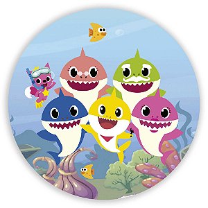 Painel de Mesa - Baby Shark - Sublimado 3D
