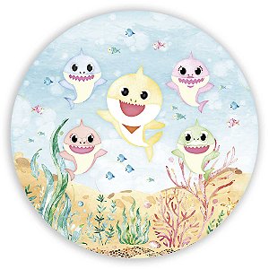 Painel de Mesa - Baby Shark - Sublimado 3D