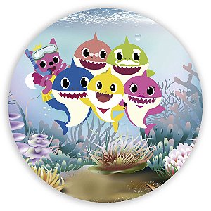 Painel de Mesa - Baby Shark - Sublimado 3D