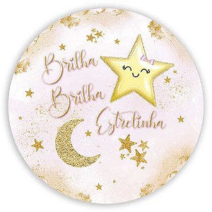 Painel de Mesa - Brilha Brilha Estrelinha - Sublimado 3D