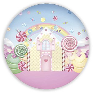 Painel de Mesa - Casa Doces - Sublimado 3D