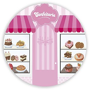 Painel de Mesa - Confeitaria - Sublimado 3D