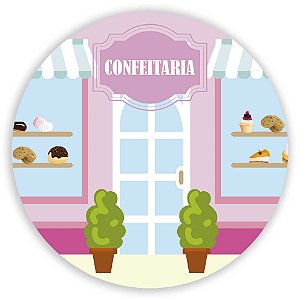 Painel de Mesa - Confeitaria - Sublimado 3D