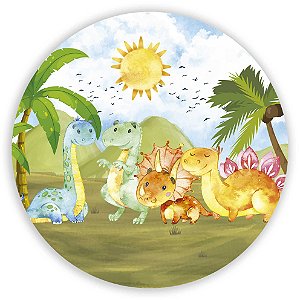 Painel de Mesa - DinoSauro Cute - Sublimado 3D