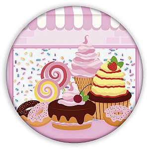 Painel de Mesa - Doces - Sublimado 3D