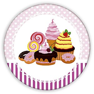 Painel de Mesa - Doces - Sublimado 3D