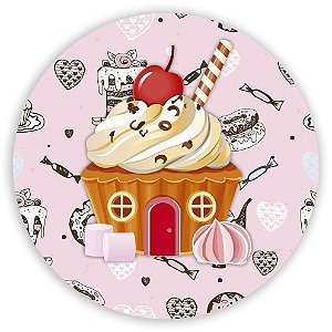 Painel de Mesa - Doces - Sublimado 3D