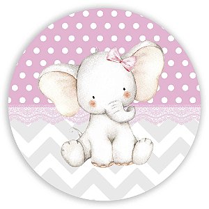 Painel de Mesa - Elefante Rosa - Sublimado 3D