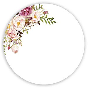 Painel de Mesa - Floral - Sublimado 3D