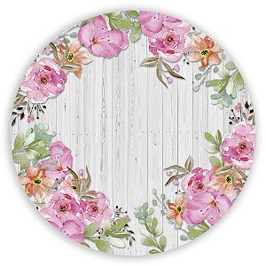 Painel de Mesa - Floral - Sublimado 3D