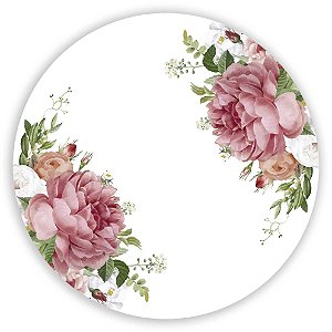 Painel de Mesa - Floral - Sublimado 3D