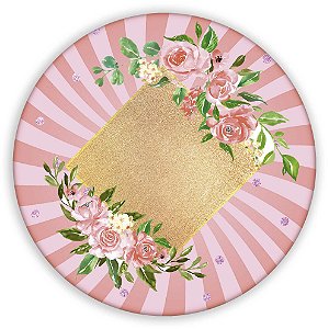 Painel de Mesa - Floral - Sublimado 3D
