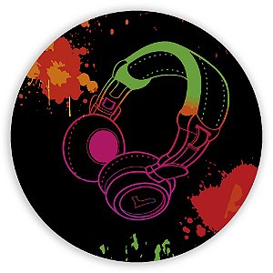 Painel de Mesa - Musica Neon - Sublimado 3D
