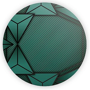 Painel de Mesa - Abstrato Verde - Sublimado 3D
