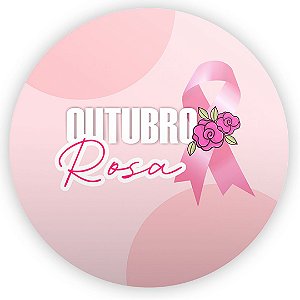 Painel de Mesa - Outubro Rosa - Sublimado 3D