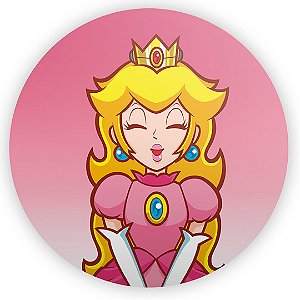 Painel de Mesa - Princesa Peach Super Mario - Sublimado 3D