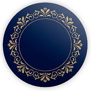 Painel de Mesa - Arabesco Azul - Sublimado 3D
